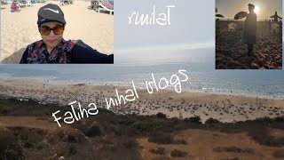 vlog la plus belle plage⛵️ de RMILAT de ASSILAH 🚤🌊 [upl. by Schellens]