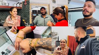 NEW DIAMOND BARCELET 350 LAKH😳 PAWAN DA GIFT 🎁 PAWAN POORA KHUSH AJJ😄 MOM REACTION 😁 [upl. by Oyek]