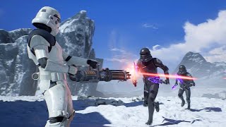 Stormtroopers vs Purge Troopers  STAR WARS JEDI FALLEN ORDER NPC Wars [upl. by Boaten]