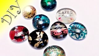 DIY⁄Cabochon the hands⁄9 ideas⁄How to make a cabochon⁄Master class⁄the hands⁄Cabochons⁄tutorial [upl. by Mallon]