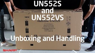 MultiSync® UN552S and UN552VS Unboxing Large Surface Perfection [upl. by Mccarthy]