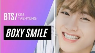 Boxy smile btsv kimtaehyung thv army btsedits bts [upl. by Cormier]