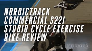 NordicTrack Commercial S22i Studio Cycle Exercise Bike Review [upl. by Cheston]