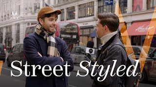 Best Mens Fashion in London  Street Styled [upl. by Enatan]