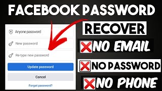 How To Recover Facebook Password Without Email And Phone Number 2024 epi1 SocialLifeTips [upl. by Ayle]