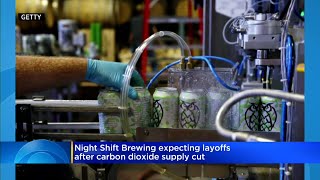 Brewery expects layoffs after CO2 supply cut [upl. by Ayek261]