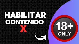 Cómo Ver Contenido Sensible en X Twitter 2024 ✅ [upl. by Kari]