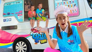 Vlad and Niki in the Moms Ice Cream Truck  Funny stories for kids [upl. by Allemac]