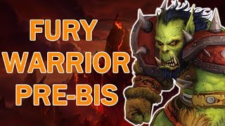 PHASE 1 Fury Warrior PreRaid BiS Guide for Classic WoW [upl. by Ecneps]