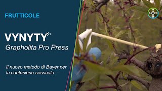 Vynyty Grapholita Pro Press la novità 2024 di Bayer per la confusione sessuale in frutteto [upl. by Mullins182]