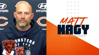 Matt Nagy Media Availability  Chicago Bears [upl. by Zonda]