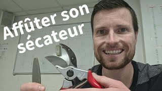 TUTO Comment affûter son sécateur [upl. by Freddy]