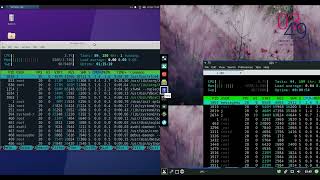 Xubuntu 2204 vs MX Linunx 21 Fluxbox RAM Usage [upl. by Shaylynn]