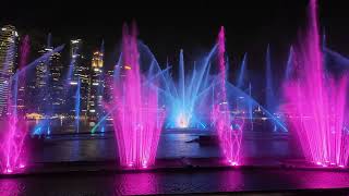 Light amp Water Show Spectra at Marina Bay Sands [upl. by Esilegna]