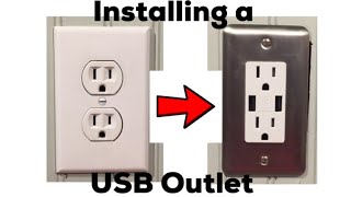 Installing a USB Outlet [upl. by Otrevogir145]