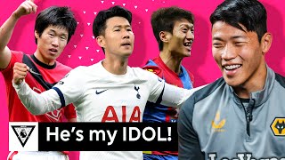 EVERY KOREAN LOVES HIM Hwang HeeChan reacts to PL goals by South Korean players 🇰🇷  Uncut [upl. by Afaw764]