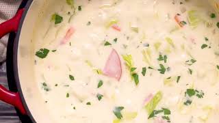 Creamy Cabbage Soup Recipe [upl. by Kram]