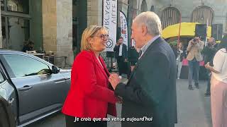 Visite de la Ministre de lEnseignement Supérieur à Carcassonne  5 et 6 octobre 2023 [upl. by Llenyr]