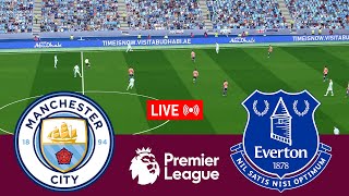 Manchester City 2 vs 1 Everton Premier League  Video Game Simulation PES 2021 [upl. by Piotr]