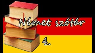 Német szótár 4 [upl. by Ybok440]