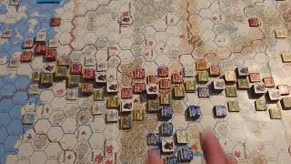 The Third World War Compass Games 3  Situation End War Turn 1 NATO holds steady [upl. by Umeko]