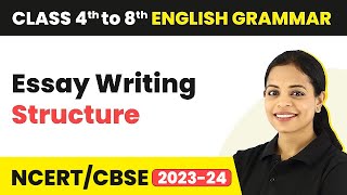 Essay Writing Structure  Essay Writing  Class 4  8 English Grammar [upl. by Weissberg133]