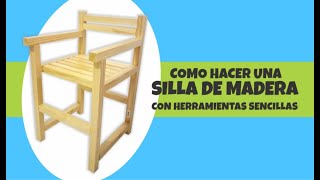 Como hacer una silla de madera [upl. by Dahc]