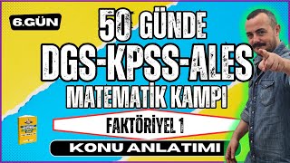 Faktöriyel 1  KPSSDGSALES Matematik  50 Günde KPSSDGSALES Matematik Kampı [upl. by Ahset]