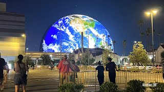 NEW Worlds Largest LED Sphere Lights Up for 1st Time STUNNING 23 Billion Sphere in Vegas [upl. by Errehs785]