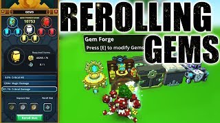 REROLLING GEMS AND IMPROVING GEMS IN TROVE – Let’s Play Trove PTS 32 [upl. by Ardnuat]