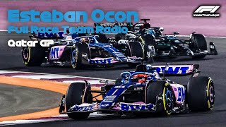 Esteban Ocon Full Race Team Radio  2023 Qatar Grand Prix [upl. by Aleciram]