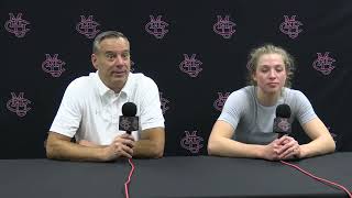 Womens Basketball Post Game vs CSU Pueblo [upl. by Eimor]