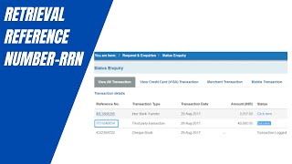 Retrieval Reference Number  RRN [upl. by Jesh493]