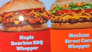 REVIEW BURGER KING 3 NEW WHOPPERS [upl. by Justina]