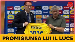 PRIMUL DISCURS al lui Mircea Lucescu NOUL SELECTIONER AL ROMANIEI [upl. by Dyl29]