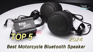 TOP 5 Best Motorcycle Bluetooth Speaker 2024 [upl. by Nennek425]