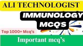 IMMUNOLOGY MCQ’S1Gimmunesystem immunity pharmad kmucat quiz cat autoimmunedisease mcq exam [upl. by Iila]