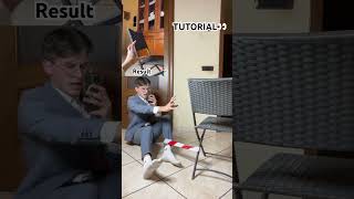 TUTORIAL Moving objectsTREND 👀result😂 trend magic tutorial backstage creativeshorts [upl. by Madaih]