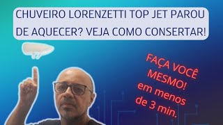 como trocar a resistência do chuveiro lorenzetti top Jet em menos de 3 min [upl. by Neehsuan]