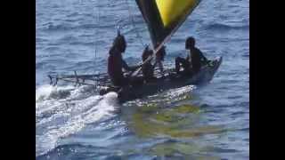 Woodlark sailing canoe 2 [upl. by Alage]