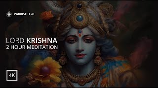 A meditation video on Lord Krishna  Midjourney [upl. by Sherrer]