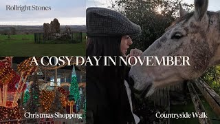 cosy christmas shopping vlog milton keynes cotswolds walk rollright stones [upl. by Christos]