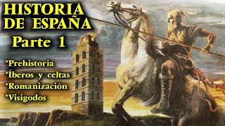 HISTORIA DE ESPAÑA Parte 1  Prehistoria Prerromanos íberos y celtas Romanización y Visigodos [upl. by Harim]