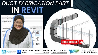 Duct Fabrication Part in Autodesk Revit [upl. by Florentia]