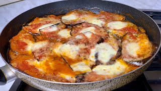 MELANZANE alla PARMIGIANA a MODO MIO in PADELLA più LEGGERA più VELOCE [upl. by Atiuqehs]