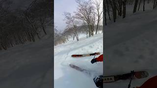 Well that shouldnt happen😐skiing japan mountains snow powderskiing snowboarding winter [upl. by Ardnasal]