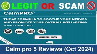 Calm pro 5 Reviews  Oct 2024 Beware of Scam Watch Now [upl. by Husain]