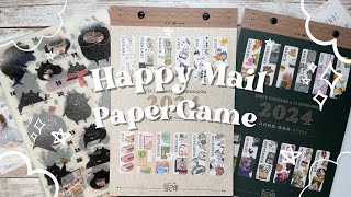 Happy Mail  PaperGame  Calendar Sticker Book Flip Through [upl. by Zielsdorf705]