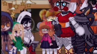 Creepypastas react to Afton familypart 14ftElizabeth Afton○Jay× [upl. by Rendrag727]