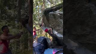 Space Monkey V5 Squamish Bouldering climbing [upl. by Aikim]